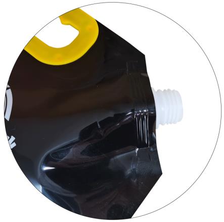 Liquid packaging bag Nozzle design